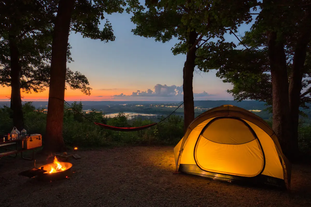 Panneau d'un camping classé